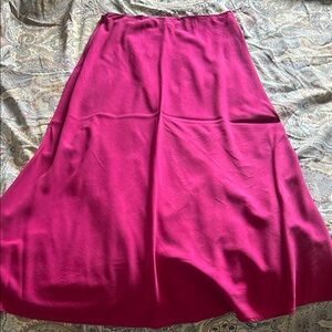 Mara Hoffman Fuchsia A-Line Skirt